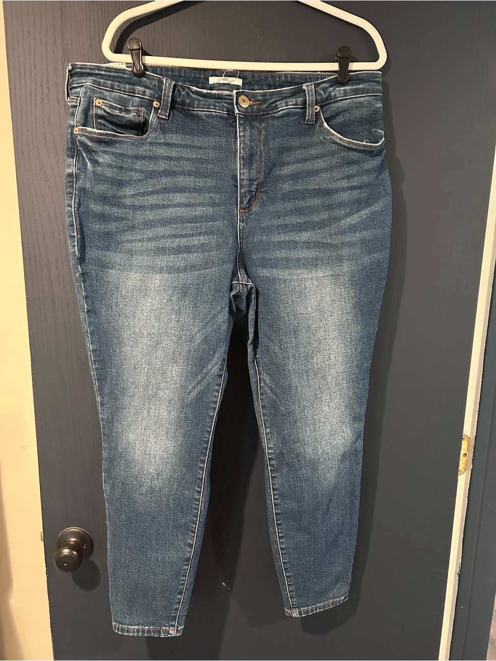 STS Blue Women's Skinny Jeans in Faded Blue Wash